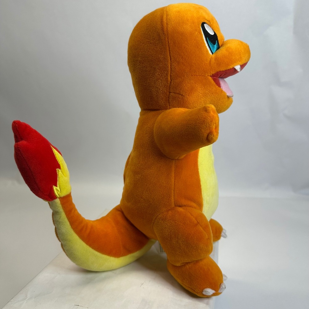 Pokemon Charmander Sound‎ Lights Plush Stuffed Animal Orange Fire Type 10" Works - Picture 6 of 11